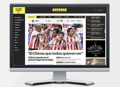 Referee digital media property by Prowell Media Group